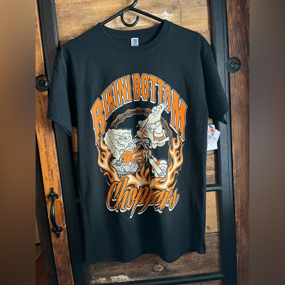 Bikini Bottom Choppers Black Graphic Tee